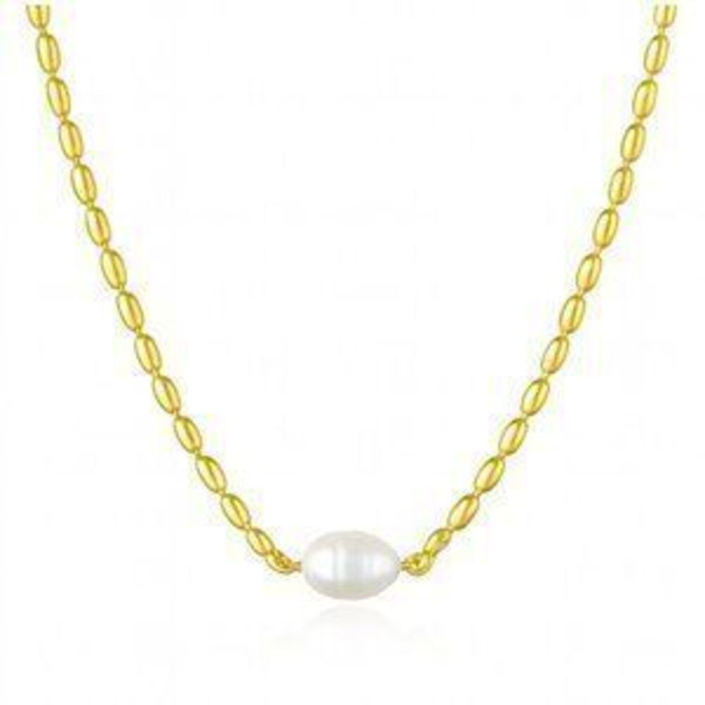 Joanna 18k Waterproof Pearl Necklace